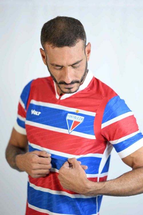 Camisa Plus Jogo 1 Fortaleza Masculina Tricolor 2025 Volt
