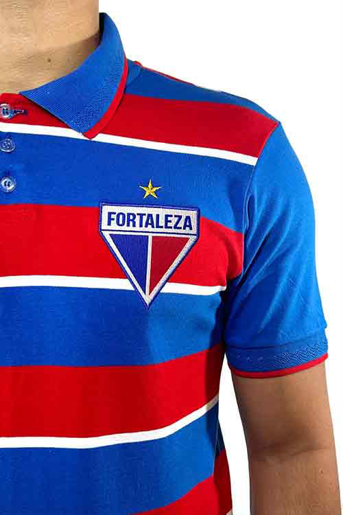 Camisa Polo Retrô Fortaleza Esporte Clube Masculina
