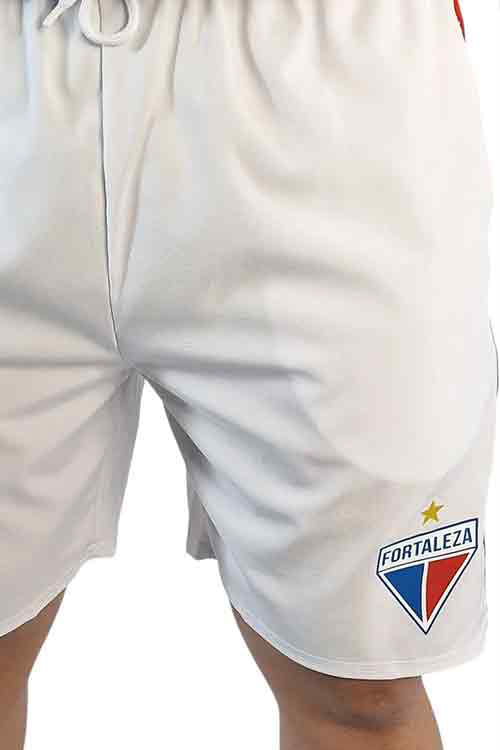 Short Tactel Listra Fortaleza Masculino Branco Volt