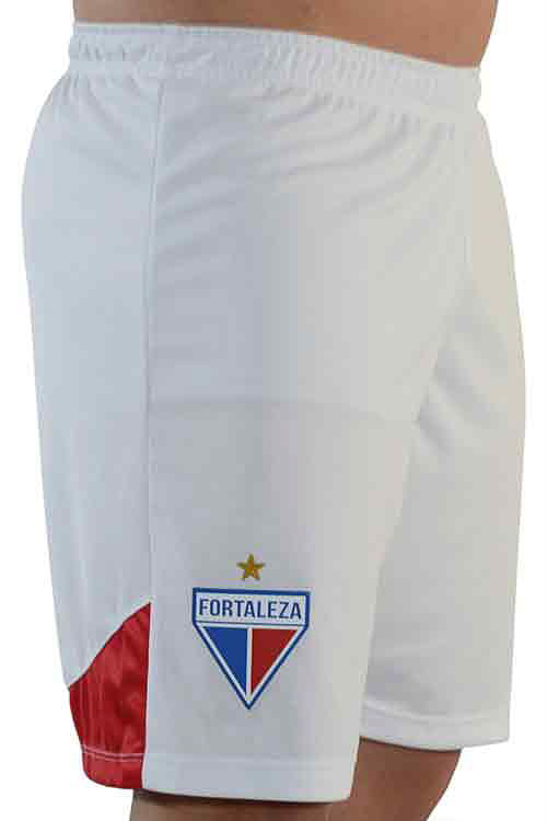 Calção Gloria Futsal 2025 Fortaleza Branco Volt